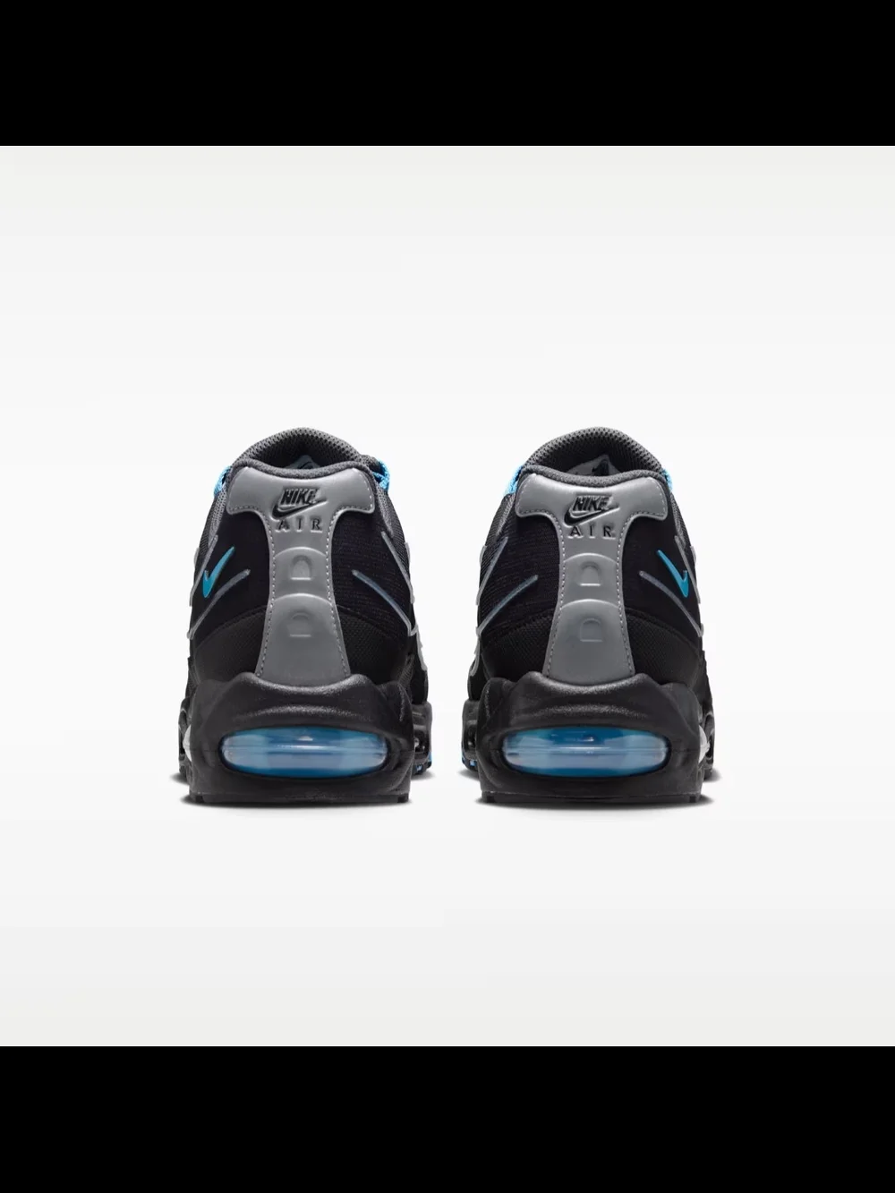 Nike Air Max 95 Black with Blue Accents Men's Size 10 New In Box!
